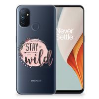 OnePlus Nord N100 Telefoonhoesje met Naam Boho Stay Wild