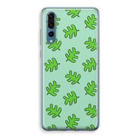 Groene blaadjes: Huawei P20 Pro Transparant Hoesje