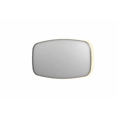 Spiegel INK SP30 140x4x80 cm incl. Indirect LED-Verlichting Rondom en Spiegelverwarming Geborsteld RVS