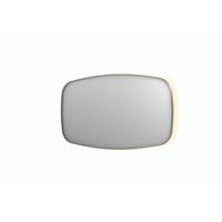Spiegel INK SP30 140x4x80 cm incl. Indirect LED-Verlichting Rondom en Spiegelverwarming Geborsteld RVS