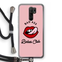 Badass Babes Club: Xiaomi Redmi 9 Transparant Hoesje met koord