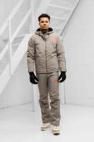 Malelions Polar Skipak Heren Grijs - Maat XS - Kleur: OranjeGrijs | Soccerfanshop Malelions Polar Skipak Heren Grijs - Maat XS - Kleur: OranjeGrijs | Soccerfanshop