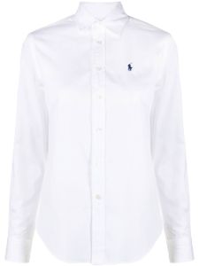 Polo Ralph Lauren chemise à logo brodé - Blanc