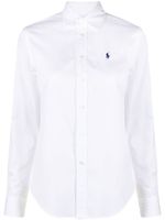 Polo Ralph Lauren chemise à logo brodé - Blanc