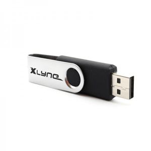 xlyne 177558-2 USB flash drive 2 GB USB Type-A 2.0 Zwart, Zilver