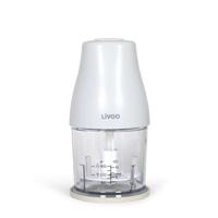 Hakmachine - LIVOO - 300 ml - 400 W - 1 snelheid en turbofunctie - 2 roestvrijstalen messen - Wit