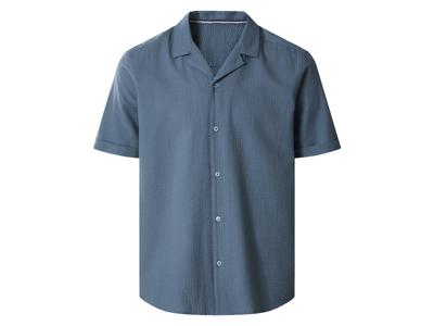 esmara Men Heren overhemd (Lichtblauw, XXL)