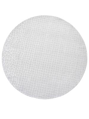 Louis de Poortere - Rond vloerkleed Trammel Structures 9246 Willow White - 240 rond