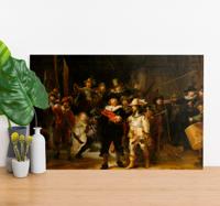 Rembrandt's Nachtwacht Canvas schilderij