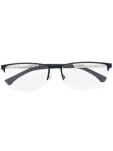 Emporio Armani lunettes de vue à monture carrée - Argent