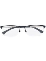 Emporio Armani lunettes de vue à monture carrée - Argent