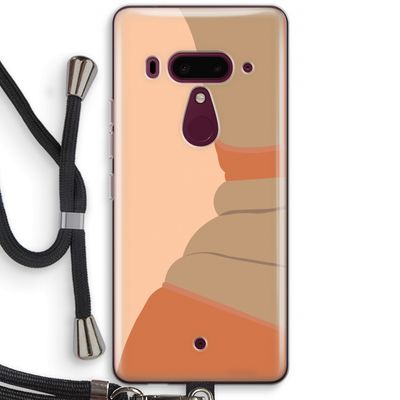 Bikini: HTC U12+ Transparant Hoesje met koord