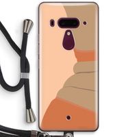Bikini: HTC U12+ Transparant Hoesje met koord