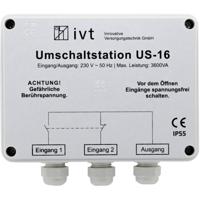 IVT US-16 Omschakelstation 3600 VA 400034 160 mm x 145 mm x 77 mm Geschikt voor model (ondulator): Universeel