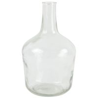 Countryfield vaas - transparant helder - glas - XL fles - D25 x H42 cm - Vazen