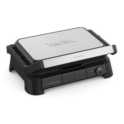 TefalGC520D Contact grill Zwart