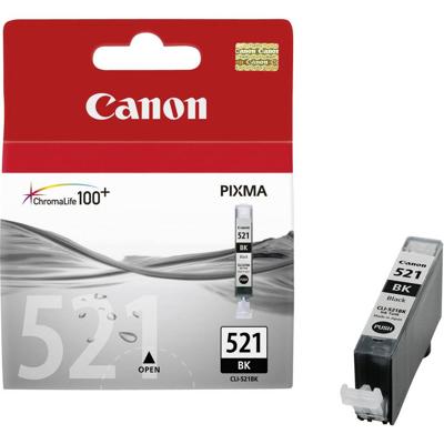 Canon Inktcartridge CLI-521 BK Origineel Foto zwart 2933 B 001