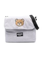 Moschino Kids sac à langer à imprimé Teddy Bear - Gris