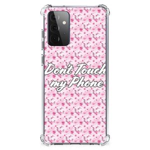 Samsung Galaxy A72 4G/5G Anti Shock Case Flowers Pink DTMP