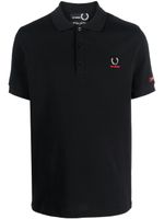 Fred Perry x Raf Simons polo à logo brodé - Noir