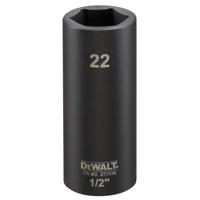 DeWALT DT7556 Krachtdop 1/2" lang | 22mm