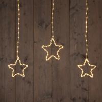 Wire Star-Curtain 186L90X80 cm Led Classic Warm 5 Strings - Annas collection