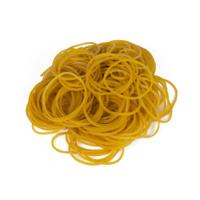 Elastiekjes - 1x zak 50 gram - bruin - hobby - kantoor - elastiek