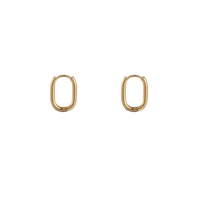 Day&Eve Creolen Oval Goud