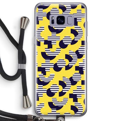 8-bit N°3: Samsung Galaxy S8 Plus Transparant Hoesje met koord