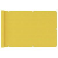 VidaXL Balkonscherm 90x400 cm hdpe geel VidaXL Balkonscherm 90x400 cm hdpe geel