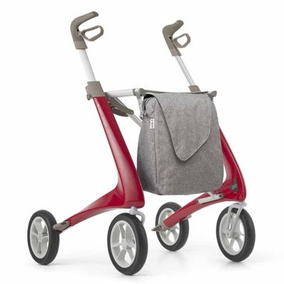 Carbon rollator Ultralight (4,8 kg) | by Acre | kleur: Rood | Lichtgewicht | Omgekeerde handvatten | Lichtste rollator | Soft banden | byAcre Carbon rollator Ultralight (4,8 kg) | by Acre | kleur: Rood | Lichtgewicht | Omgekeerde handvatten | Lichtste rollator | Soft banden | byAcre
