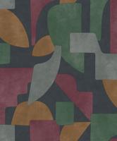 Dutch Wallcoverings Arboretum - Linnet Navy Berry - Multi