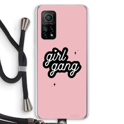 Girl Gang: Xiaomi Mi 10T 5G Transparant Hoesje met koord