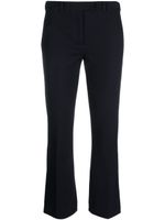 'S Max Mara pantalon crop à taille haute - Bleu