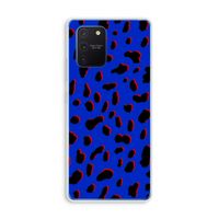 Blue Leopard: Samsung Galaxy Note 10 Lite Transparant Hoesje