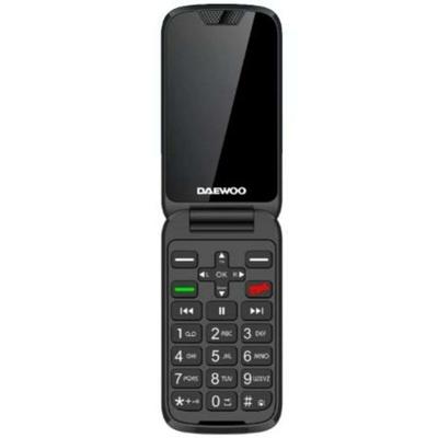 Mobiele Telefoon voor Bejaarden Daewoo DW8005 Zwart 32 MB Single Core 2,4” QVGA