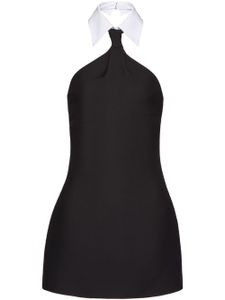 Valentino Garavani robe courte Crepe Couture - Noir