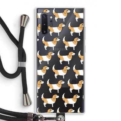 Doggy: Samsung Galaxy Note 10 Plus Transparant Hoesje met koord