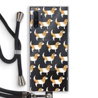 Doggy: Samsung Galaxy Note 10 Plus Transparant Hoesje met koord