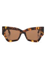 Victoria Beckham Eyewear lunettes de soleil à monture carrée - Marron