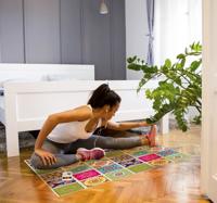 Kleurrijk Mandala Patroon vinyl tapijt