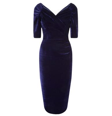 Monte Carlo Velvet Pencil Dress Midnight Blue -36 (NL) /10 (UK) | 31% korting Monte Carlo Velvet Pencil Dress Midnight Blue -36 (NL) /10 (UK) | 31% korting