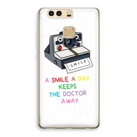 Smile: Huawei P9 Transparant Hoesje