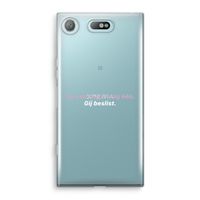 gij beslist: Sony Xperia XZ1 Compact Transparant Hoesje