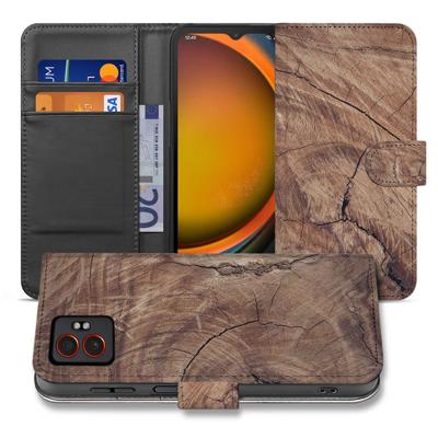 Samsung Galaxy Xcover 7 Pro | Bookcase | Hoesje Boomstam Bruin | Portemonnee hoesje