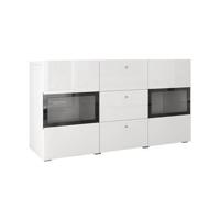 Meubella Dressoir Bolivar - Wit - 132 cm - thumbnail