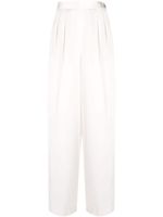 Fabiana Filippi pantalon palazzo à pinces - Blanc