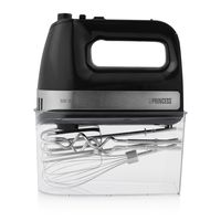 Princess 222206 Handmixer 500 W Zwart, Zilver - thumbnail