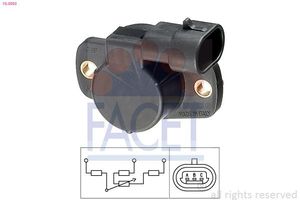 Sensor, smoorkleppenverstelling 105093