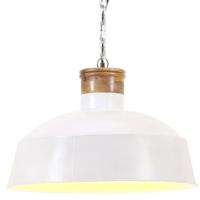 VidaXL Hanglamp industrieel e27 58 cm wit